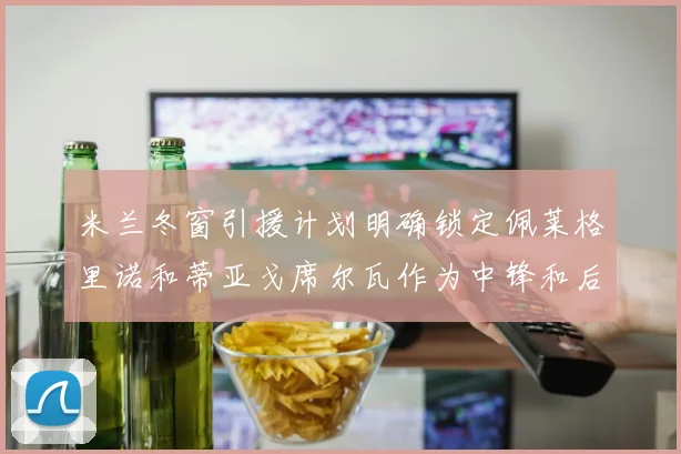 米兰冬窗引援计划明确锁定佩莱格里诺和蒂亚戈席尔瓦作为中锋和后卫目标